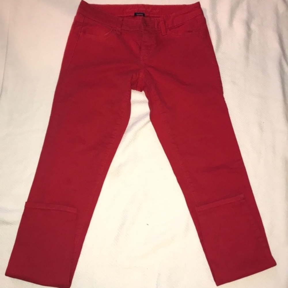 American Eagle stretch red jeans
